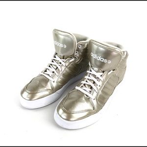 Women's Adidas NEO label high tops size 7.5 Women's Adidas NEO label high tops size 7.5